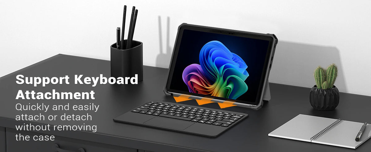 Rugged Protective Case with Pen Holder for Microsoft Surface Pro 12"