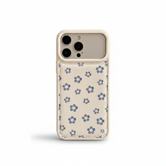 Blue Floral Bow iPhone Case