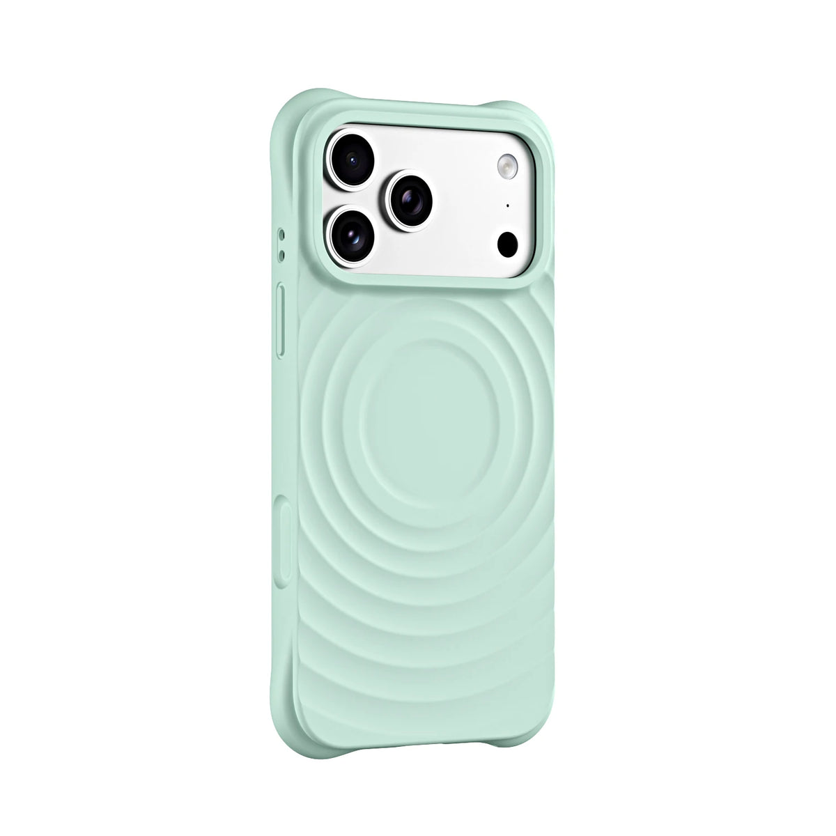 Wave Pattern MagSafe Liquid Silicone iPhone Case
