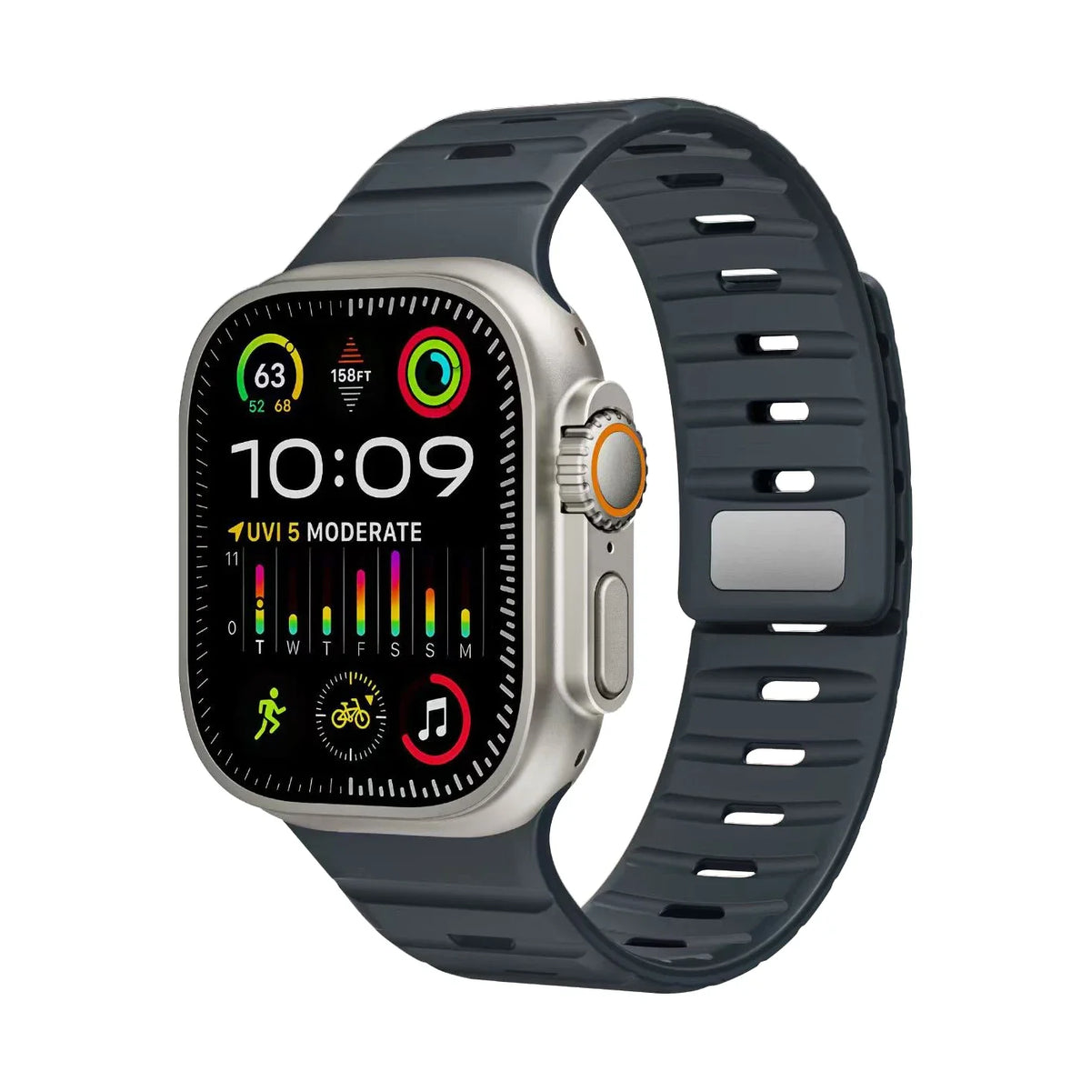 Magnetic Silicone Apple Watch Band