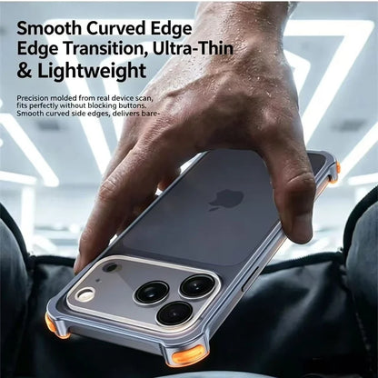 Aluminum Alloy Lens Protection Bumper Case for iPhone