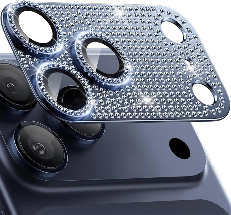 Bling Diamond Metal Camera Lens Protector