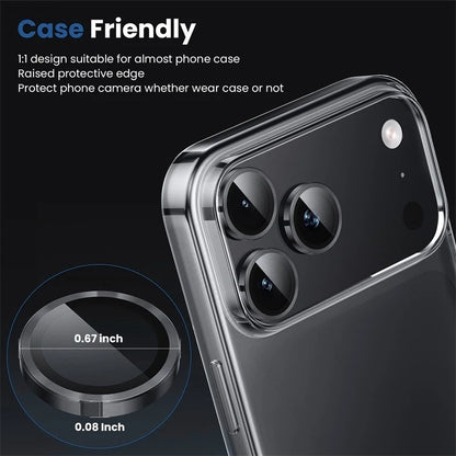Aluminum Alloy Camera Lens Protector for iPhone