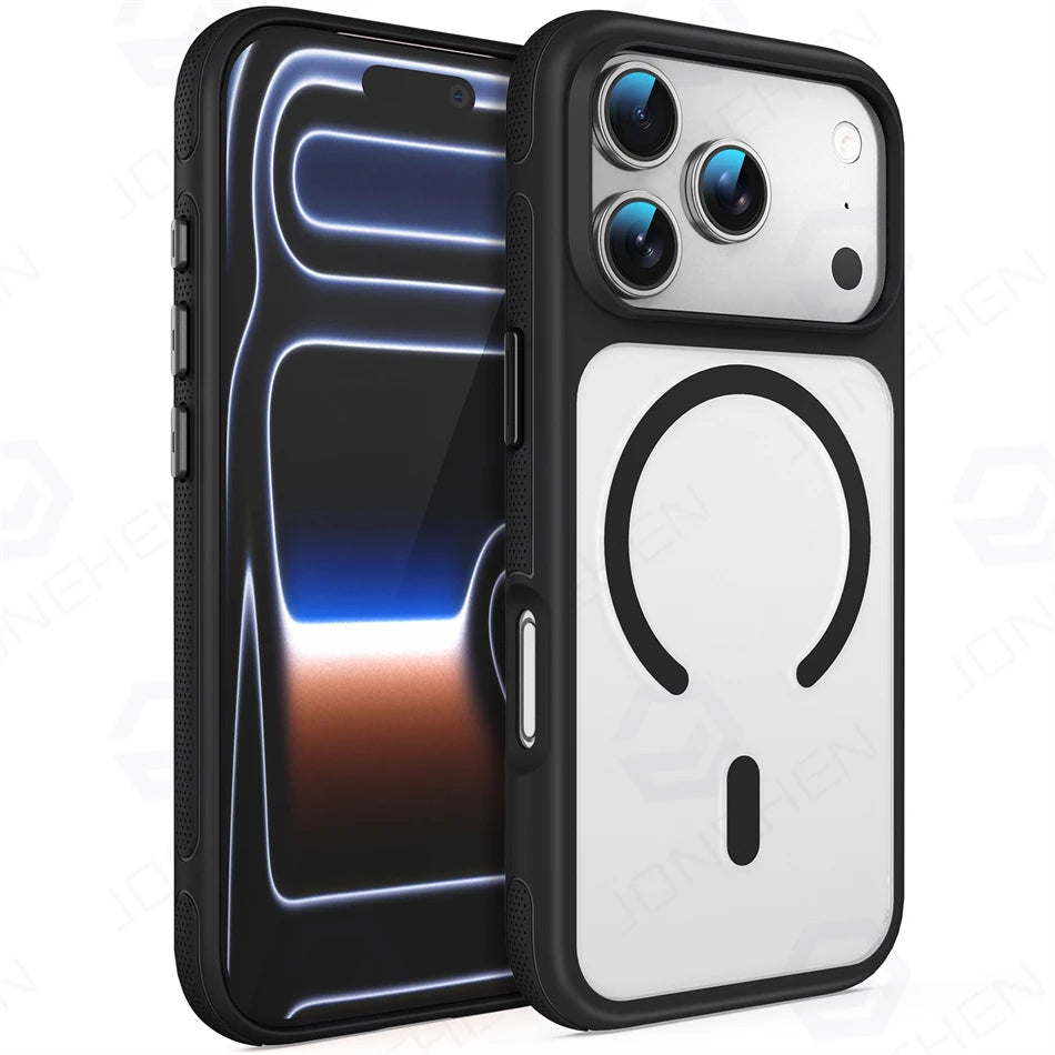 Clear MagSafe Silicone Bumper iPhone Case