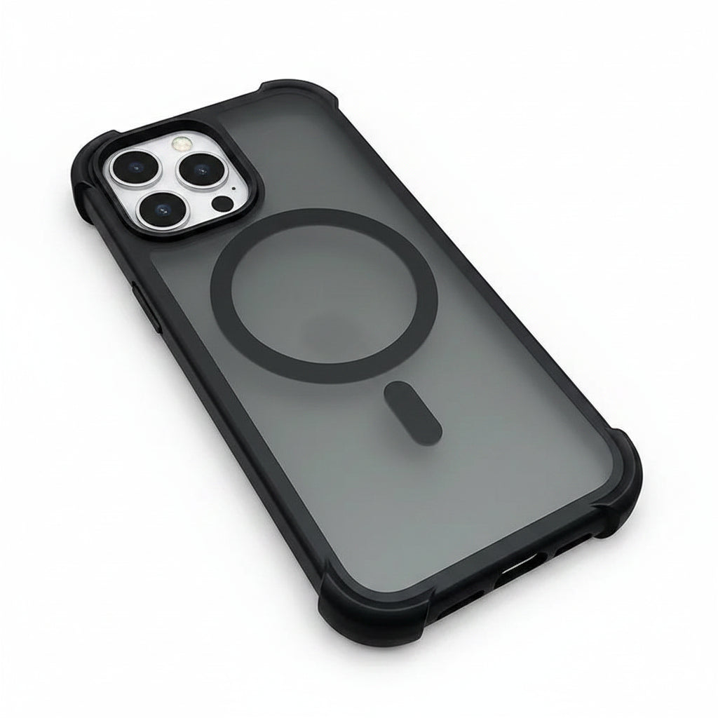 Luxury Matte MagSafe Armor iPhone Case