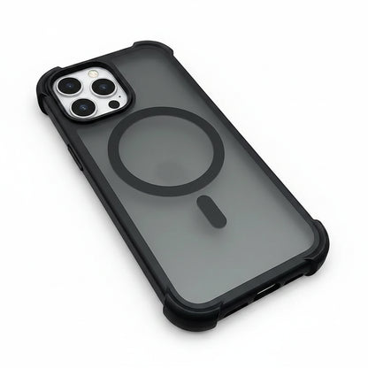 Luxury Matte MagSafe Armor iPhone Case