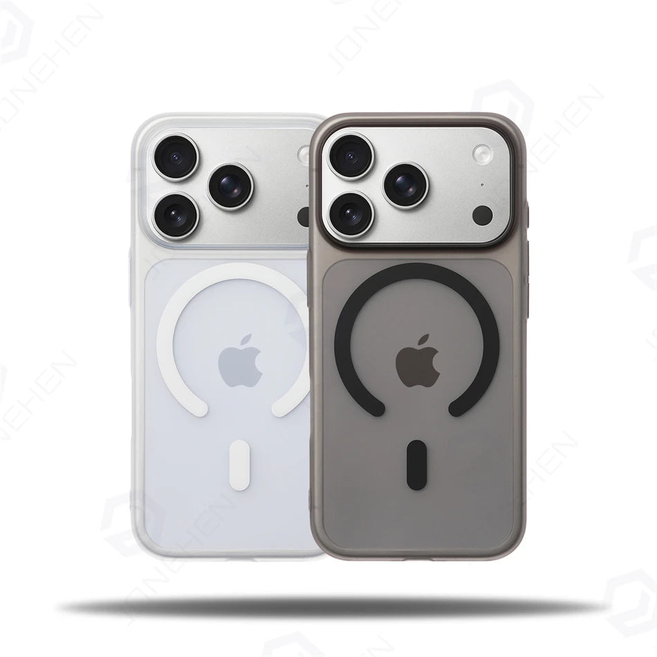 MagSafe Magnetic Frosted Matte Case for iPhone 17 Air 17 16 15 14 13 Pro Max