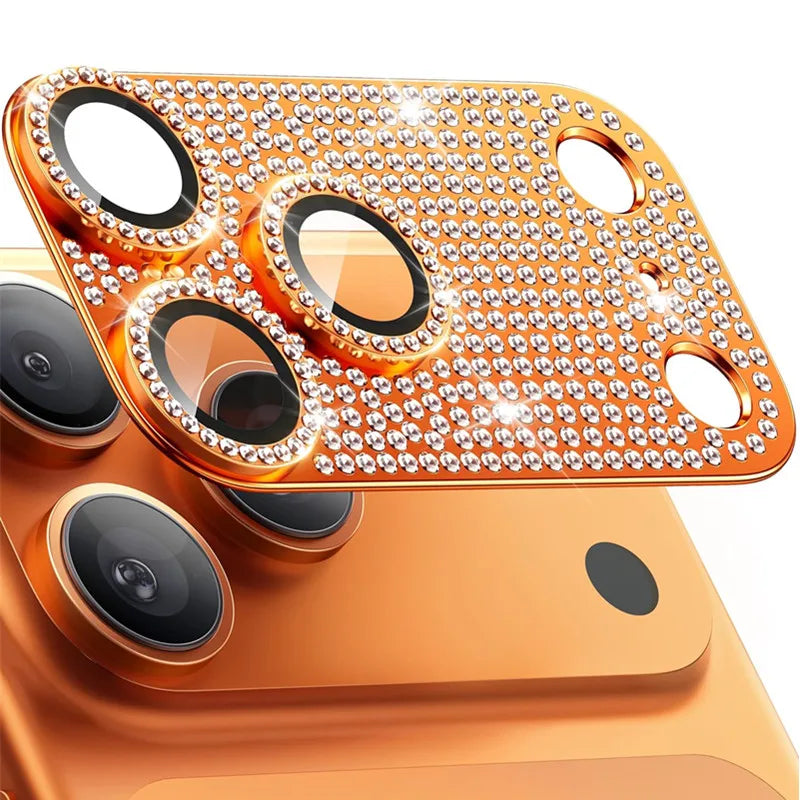 Bling Diamond Metal Camera Lens Protector