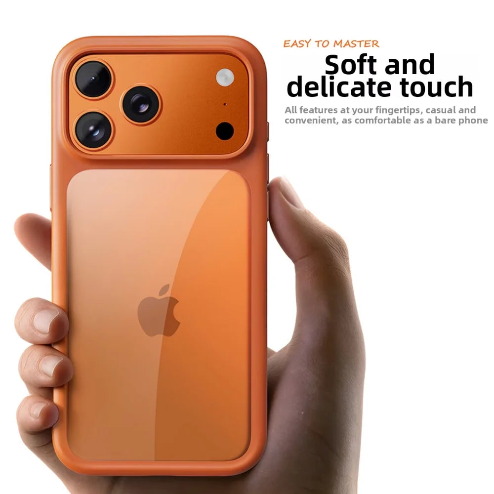 Crystal Clear Camera Touch Case for iPhone
