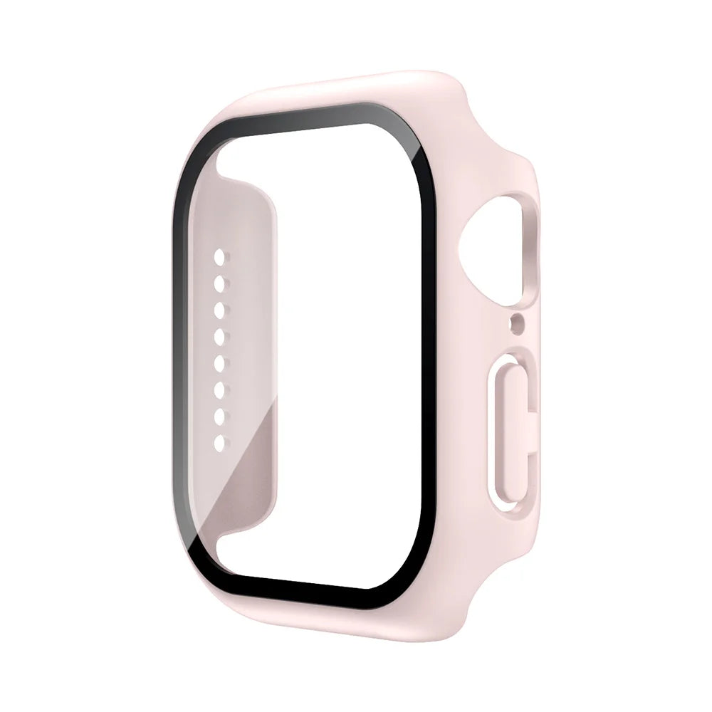 Tempered Glass Protective Case for Apple Watch