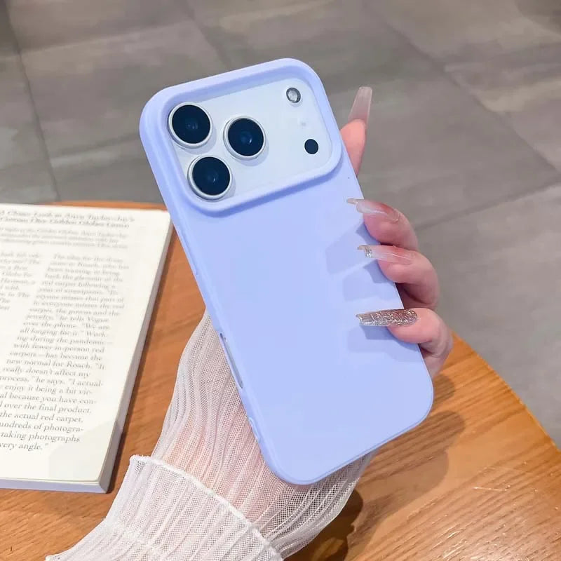 Candy Color Soft Silicone Case for iPhone