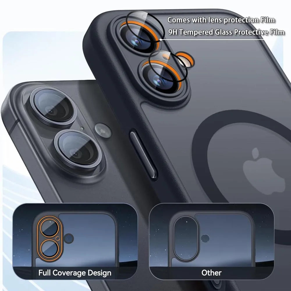 Luxury MagSafe Armor Matte iPhone Case