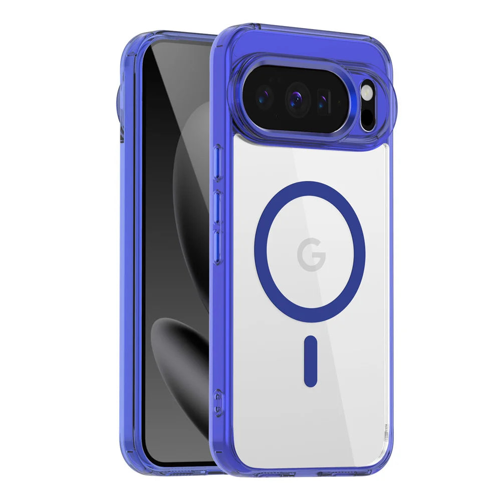 Luxury Clear Magnetic Google Pixel Case