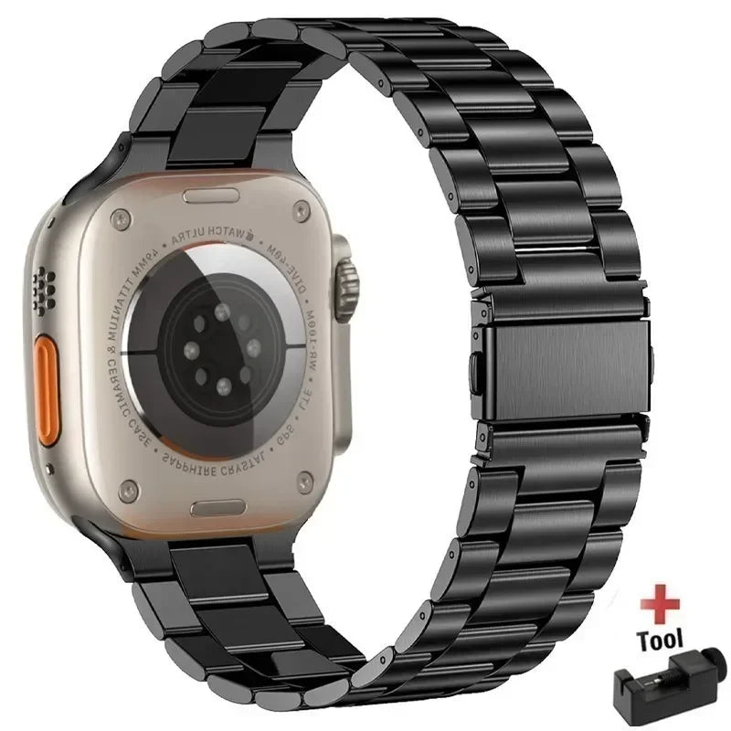 Stainless Steel Metal Link Band for Apple Watch