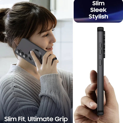 Matte Metallic Magnetic Case for Samsung Galaxy