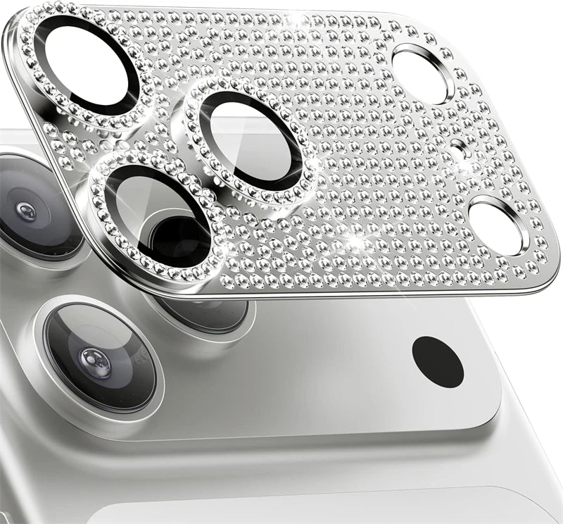 Bling Diamond Metal Camera Lens Protector
