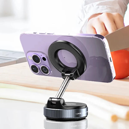 360° Magnetic Car Phone Mount with Vacuum Suction
