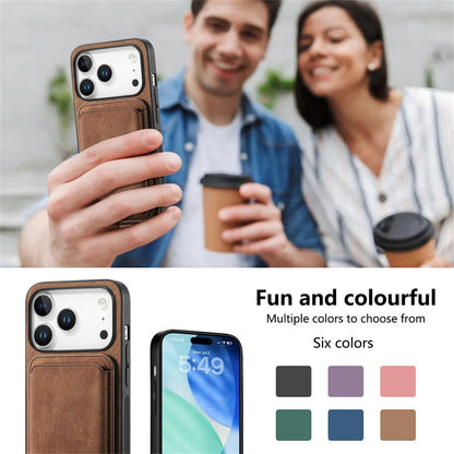 Detachable Magnetic Card Holder Case for iPhone