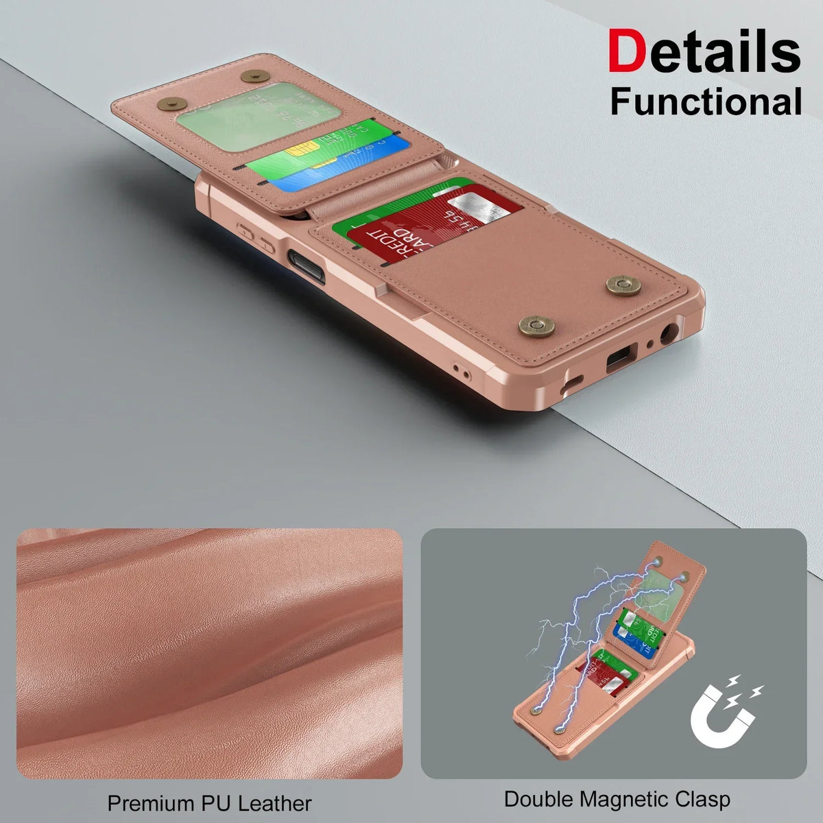 Wallet Card Holder Case for Samsung Galaxy
