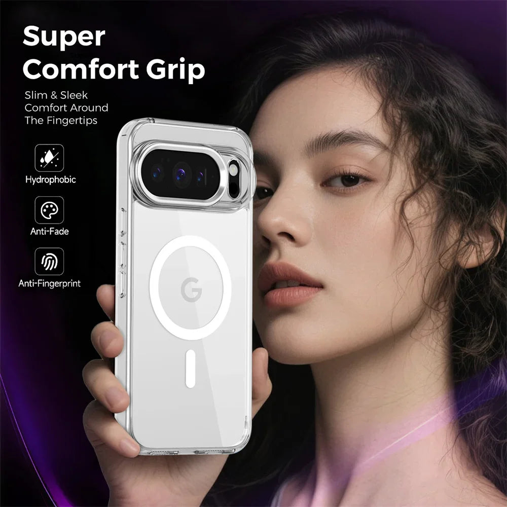 Luxury Clear Magnetic Google Pixel Case