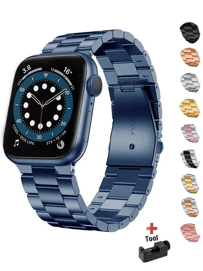 Stainless Steel Metal Link Band for Apple Watch