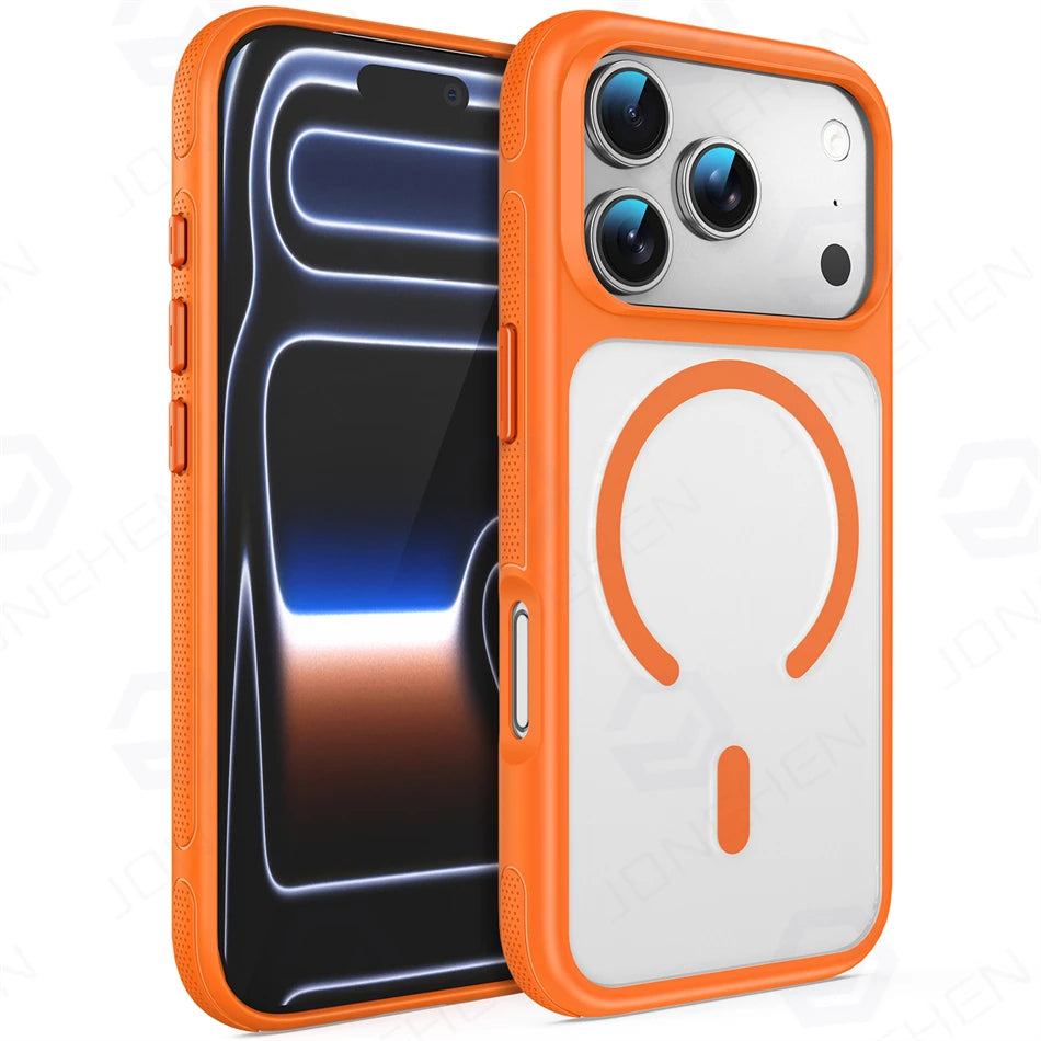 Clear MagSafe Silicone Bumper iPhone Case