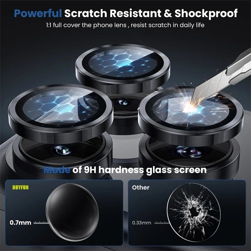 Aluminum Alloy Camera Lens Protector for iPhone