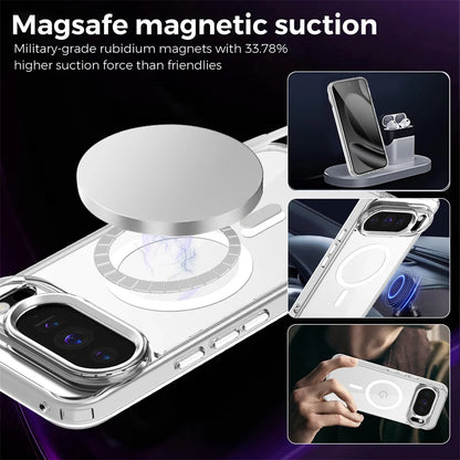 Luxury Clear Magnetic Google Pixel Case