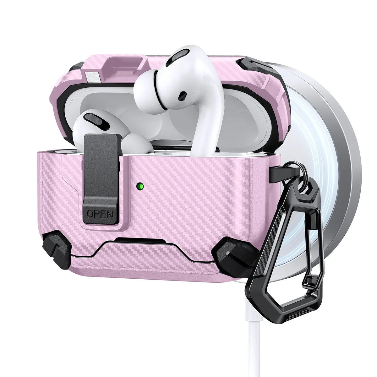 AirPods Pro 3 Shockproof Lock Case