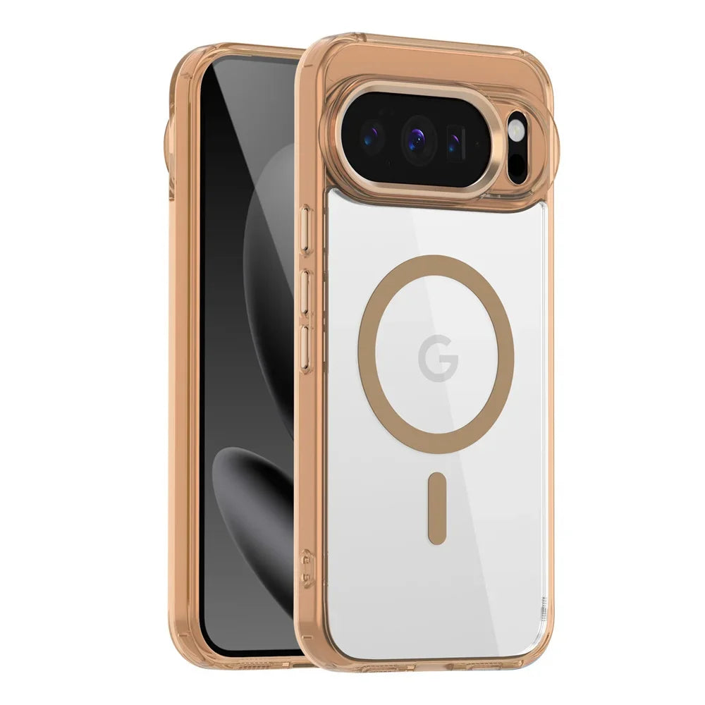 Luxury Clear Magnetic Google Pixel Case