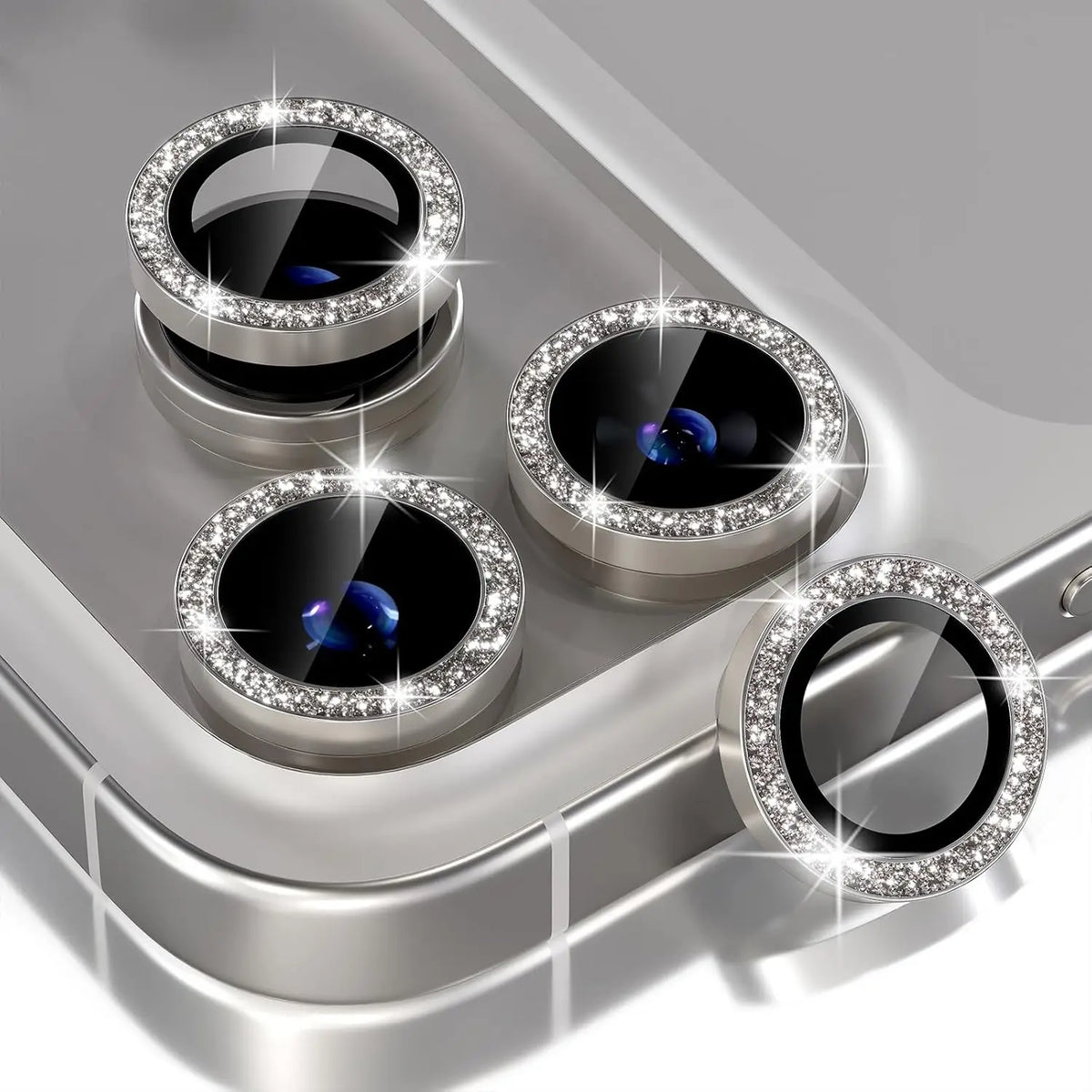 Bling Diamond Metal Ring Camera Lens Protector