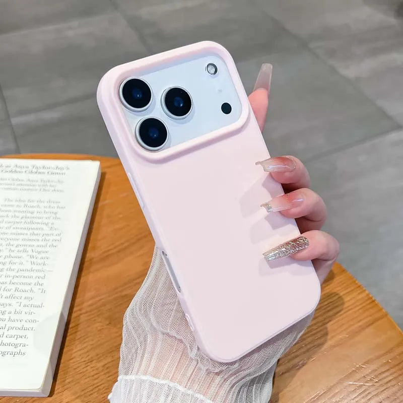 Candy Color Soft Silicone Case for iPhone