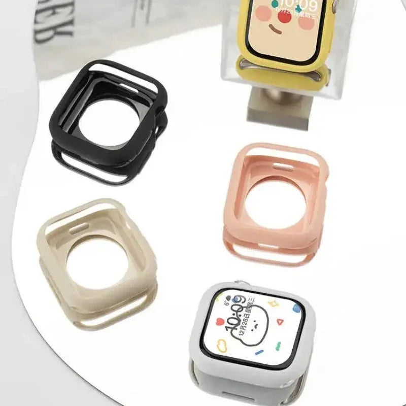 Soft Silicone Bumper Case for Apple Watch