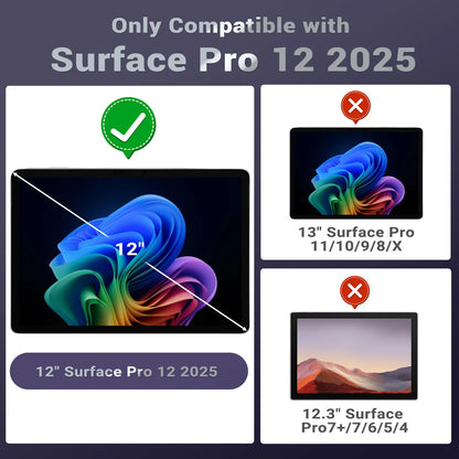 Rugged Protective Case with Pen Holder for Microsoft Surface Pro 12"