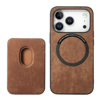 Detachable Magnetic Card Holder Case for iPhone