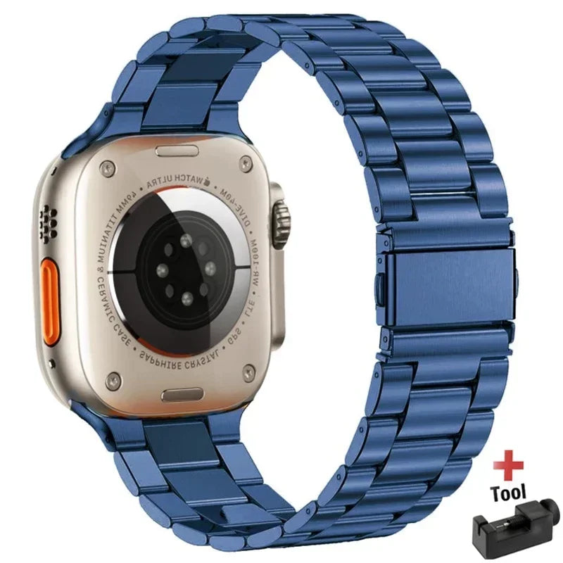 Stainless Steel Metal Link Band for Apple Watch