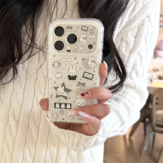 Korean Miffy Rabbit Kawaii Silicone Case for iPhone