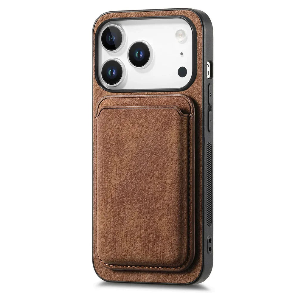 Detachable Magnetic Card Holder Case for iPhone