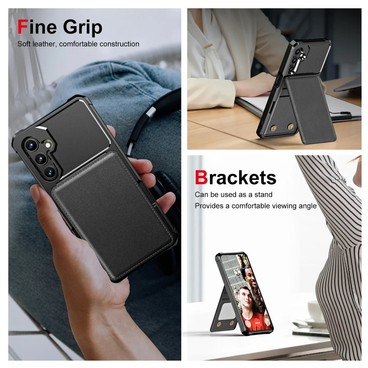 Wallet Card Holder Case for Samsung Galaxy