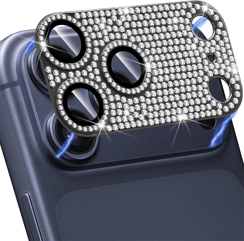 Bling Diamond Metal Camera Lens Protector