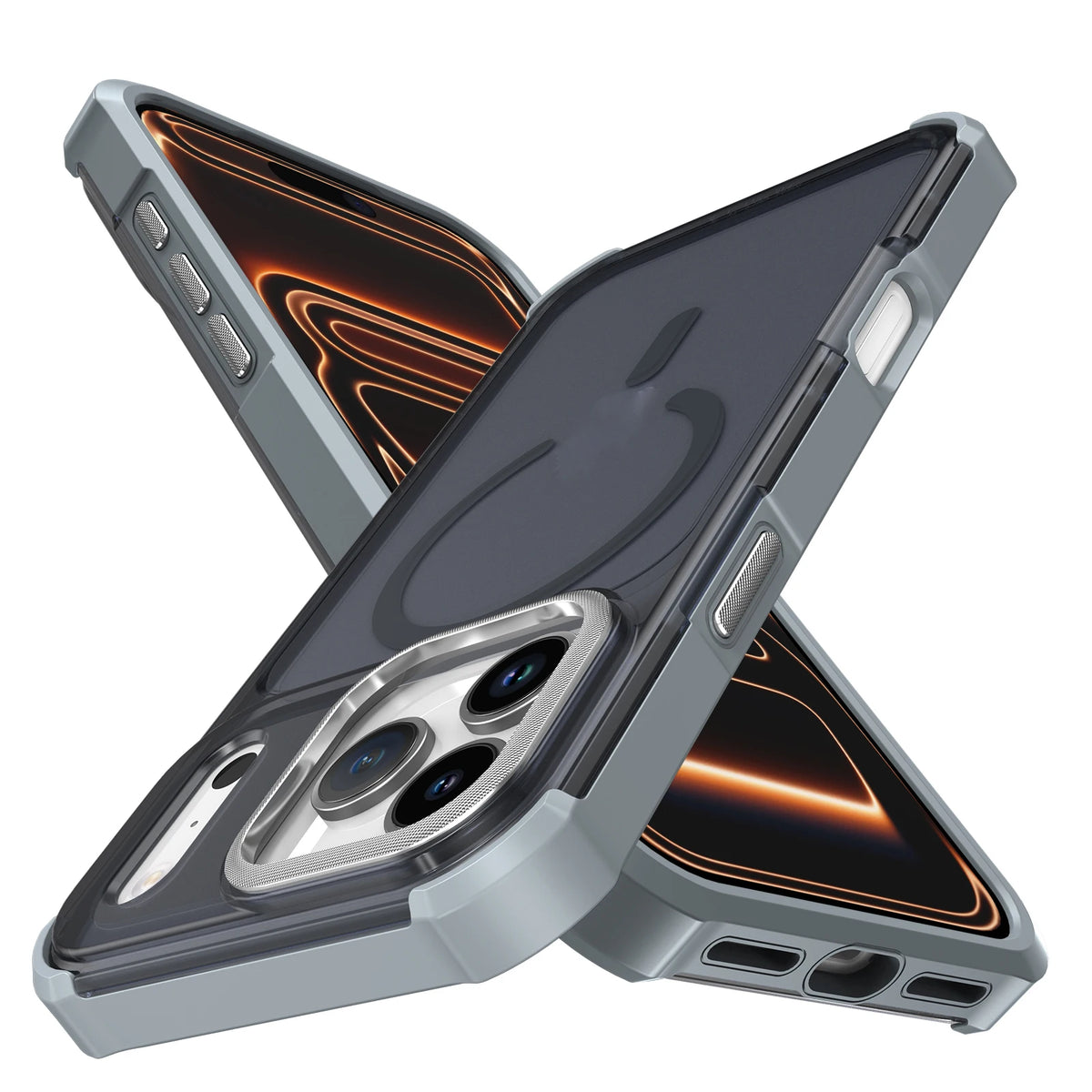 Clear Matte MagSafe Armor iPhone Case