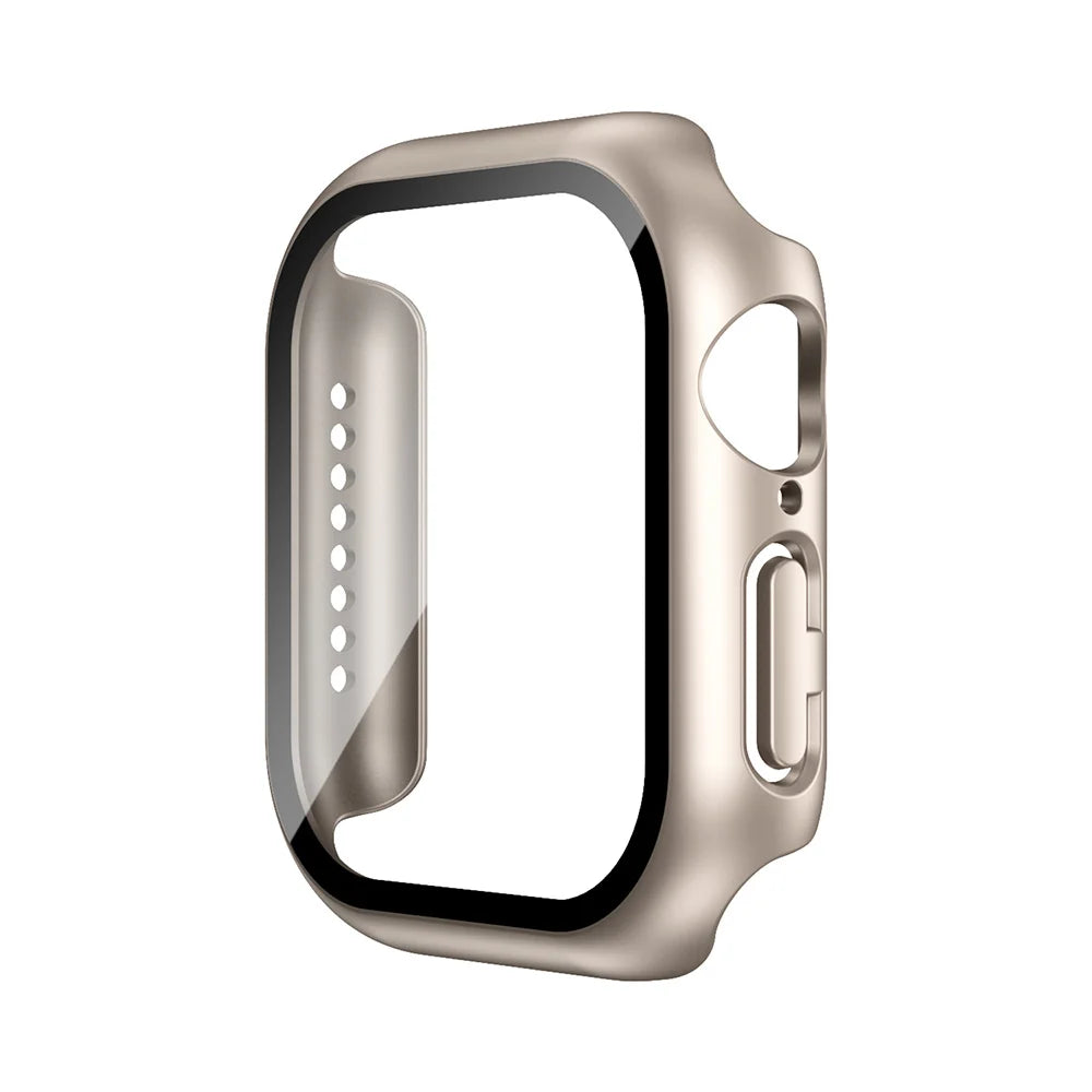 Tempered Glass Protective Case for Apple Watch
