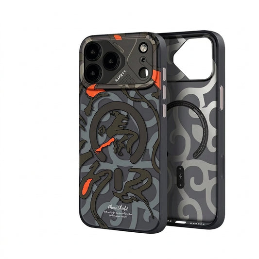 Geometric Graffiti MagSafe Case for iPhone